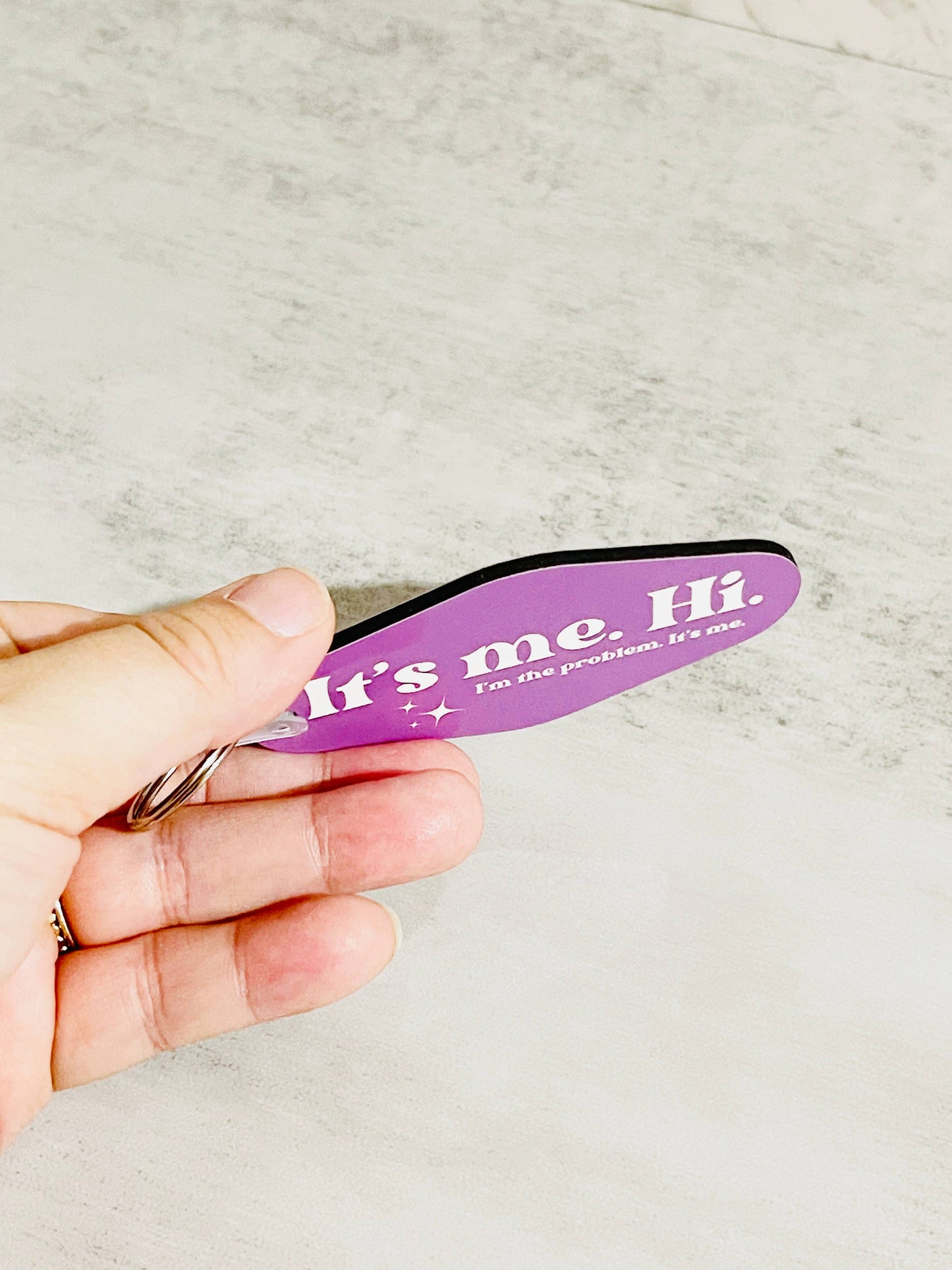 Motel Style Keychain, Taylor Inspired It's Me Design